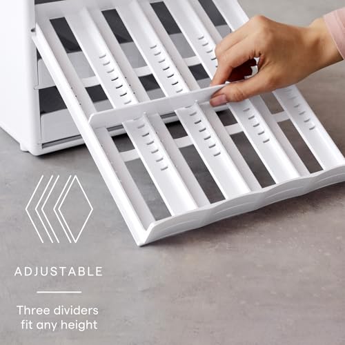 YouCopia SpiceStack® Adjustable Spice Rack Organizer, Pull-Down 24-Bottle Seasonings and Spices Holder for Kitchen Cabinet and Pantry Organization with 104 Included Labels
