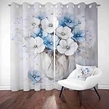 【Taille Idéale & Couverture Complète】Chaque ensemble comprend deux rideaux occultants, mesurant L 91.5 X H 214cm chacun, soit une taille totale de L 183 X H 214cm, assurant un ajustement parfait pour différentes tailles de fenêtres. Ces rideaux offrent un équilibre esthétique et une couverture totale