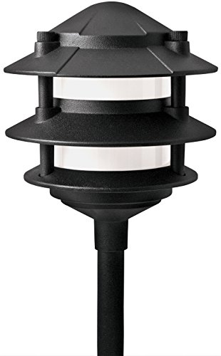 Paradise GL22764 Low Voltage Cast Aluminum 11W Path Light (Black, 6 Pack) - Thumbnail 5