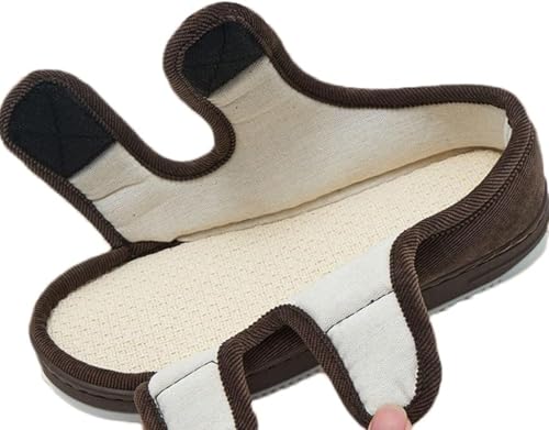 Image of Diabetic Sandals for Men Wide Width Edema Swollen Slippers Adjustable Open Toe Surgical Shoes Anti-skid Breathable Orthopedic Footwear Memory Foam Soft Elderly Sandals
