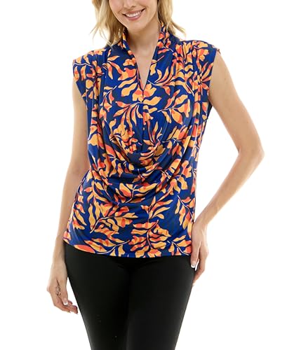 Image of Zac & Rachel Women's Pull on Sleeveless Dty Cowlneck Knit Top