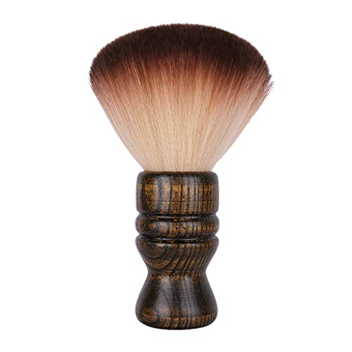 JIACUO Mango de Madera antiestático Suave Ardilla Cepillo de Limpieza de Registro de Pelo Stylus removedor de Polvo para Disco de Vinilo LP Pla Cover