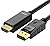DisplayPort to HDMI Cable, Uni-Directional 4K DP to HDMI Cable 6 Feet, 4K@30Hz, 1080P Full HD, Male to Male Compatible for Computer, NVIDIA, AMD, Dell, Lenovo, HP, ThinkPad, Monitor, etc