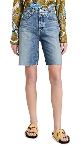 Short denim Kerah AG Adriano Goldschmied femme jean bleu Yale taille 24 été
