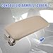 X AUTOHAUX Center Console Cover Lid 8P0864245P for Audi A3 2003-2012 Armrest Cover Pad Replacement Faux Leather Beige