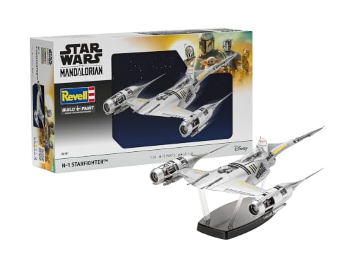 Revell Modellbausatz I The Mandalorian N1 Starfighter I Detailreicher Star Wars Bausatz I 90 Teile I Maßstab 1:24 I für Kinder und Erwachsene ab 10 Jahren