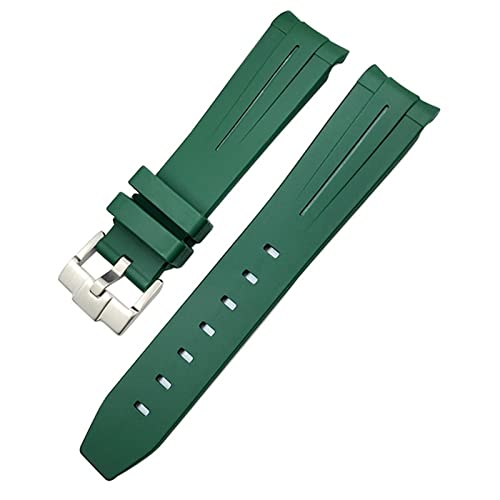 Bracelet caoutchouc 19mm vert pour vos activités nautiques et outdoor