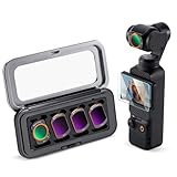 K&F Concept DJI Osmo Pocket 3用 磁気フィルター セット CPL+ND16+ND64+ND256(4枚) 磁気式 装着便利 コントラスト強調 反射除去 CPLフィルター AGC光学ガラス 光量調整 NDフィルター マルチコーティング 高透過率 防水防汚 スクリーンプロテクター付き