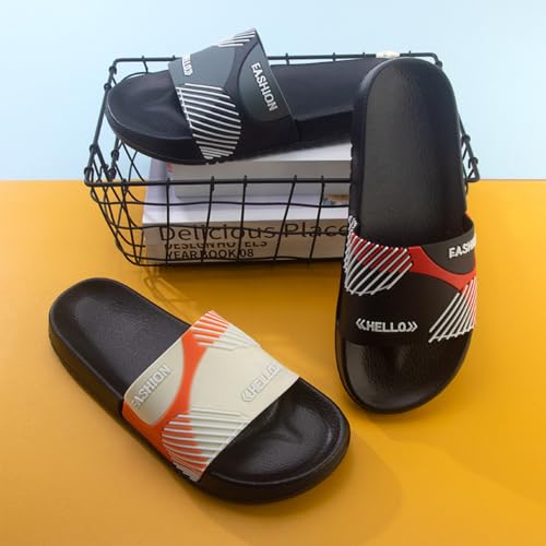 Premium Comfort Patch Stripe Yoga Mat EVA Sildes Sandals Summer Slippers For Men Indoor Outdoor Non Slip Footwear3