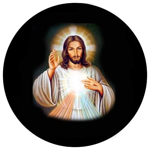 Capa para estepe Ecosport Crossfox Jesus Cristo CN756 - Lorben