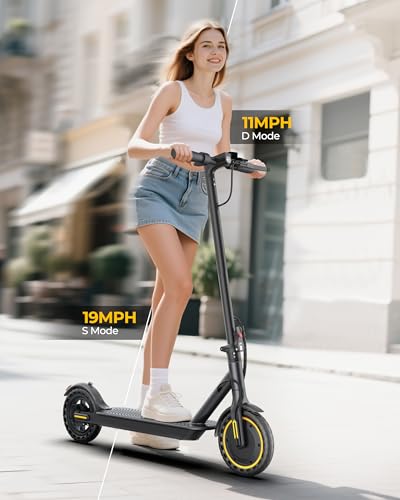 Image of WERHY Electric Scooter, 500W /800W /1000W Powerful Motor & 19 /22 MPH Top Speed, 16 /25 Miles Range, Folding E Scooter with Dual Braking for Teens and Adults