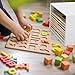 Sintuff Wooden Puzzle Organizer Rack, 12-Slot Jigsaw Puzzle Holder for Standard Size Puzzles up to 11.7