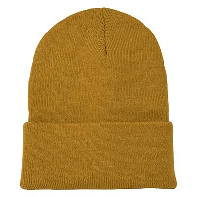 Gelante Unisex Beanie Cap Knitted Warm Solid Color and Multi-Color Multi-Packs.2040-12Ginger