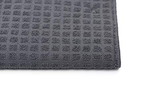 Image of Store2508 Microfiber Reversible Dish Drying Mat (Pack of 2) (38*51 Cm Each) (Darkgrey)