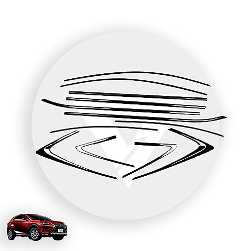 KUTOOK nx300 nx300h NX 10系 カスタム パーツ サイドウインドウモール ドア差しモール