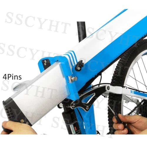Batería oculta para bicicleta eléctrica de 48V y 36V ideal para kit de motor de bici plegable 4