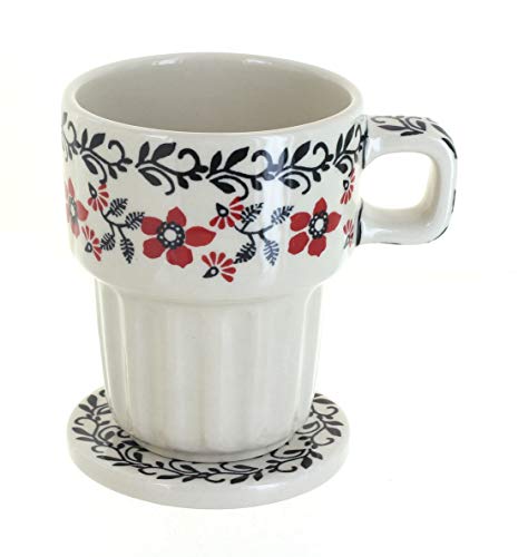 Taza grande con tapa Scarlett Ivy 14 oz miniatura 2