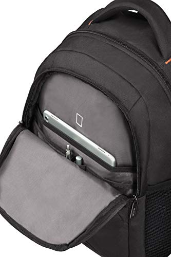 American Tourister At Work Rugzak voor Laptop Backpack 15.6" Polyester, zwart (zwart/oranje). - Image 7