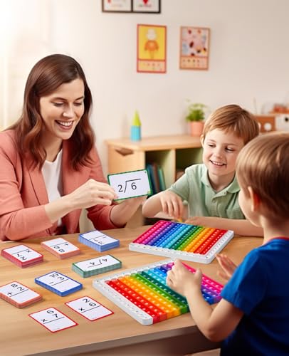 image for JoyCat Flash Cards for Kids Ages 4-8, Math Flash Cards & Chart, Math L