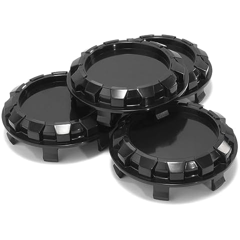 RTrhinoTuning 83mm(3.27in)/76mm(2.99in) Wheel Center Hub Caps for 2007-2013 Avalanche Silverado Tahoe Sierra #88963143 9595891, 4 PCS Rim Caps Cover