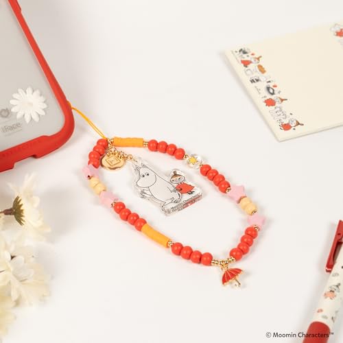 Bracelet à perles universel iFace Moomin pour téléphone portable et clés