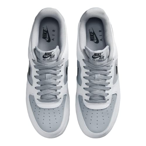 Nike Herren Basketballschuhe Air Force 1 '07 An20, Weiß/Schwarz/Grau, 45.5 EU, Weiß Schwarz Grau, 45.5 EU – Ansicht 4