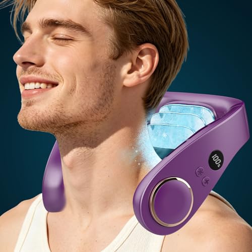 Neck Fan with 5 Speeds, 3 Modes