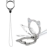 ZENIX DESIGN TECH スマホストラップ スマホリング スタンド 猫 猫耳 フィンガーストラップ リング ZX-necomimistrap