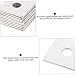 Baluue 20 pcs Square Washer Gasket Stainless Steel washers Metal washers Square washers Stainless Steel Square Washer Square Bearing Plate Washer Channel Washer Channel Square Washer