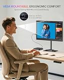 Newsoul Przenośny Monitor 15,6 Cala, 1920×1080P FHD IPS 2000:1, Przenośny Ekran do laptopa z USB-C i HDMI, Ultracienki Ekran z Eye Care Drugi Ekran do laptopa PC/PS5/4/Xbox/Switch, Montaż VESA