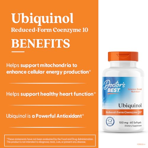 Image of Doctor's Best Ubiquinol with Kaneka 100 mg - 60 Softgels