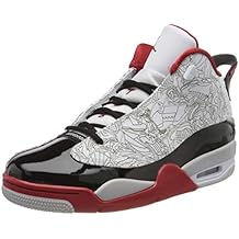 Nike Mens Air Jordan Dub-Zero Shoe, White Black Varsity Red Neutral Grey, 12