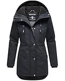 milestone damen daunenmantel wintermantel gesteppt [ Funktion & Ausstattung ]: 5 Taschen, 1 Innentaschen mit Reißverschluss, 2 Vordertaschen mit Druckknopfverschluss und warmem Fleecestoff im inneren, 2 weitere Taschen mit Druckknopfverschluss auf Brusthöhe. Armabschluss mit Rippbündchen