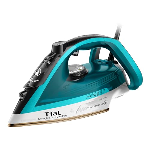 Catálogo para Comprar On-line Plancha de Vapor Tefal del mes. 46 T-fal Plancha de Vapor Ultragliss Anti Calc Plus | Suela Patentada Durilium Autoclean | 1800W | recolector de sarro removible | FV6851X0