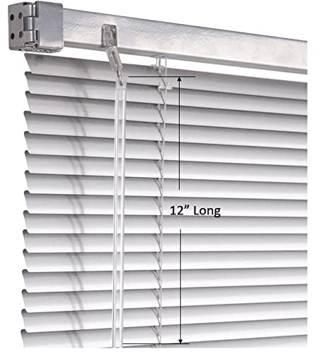 New Blind Wand/Rod - Color White- High Strength (12" Clear 4 Pack) - Thumbnail 5