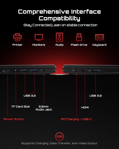 Image of 15.6 inch 2-in-1 Touchscreen Laptop with Windows 11, i3-10100Y, 16GB, 256GB SSD