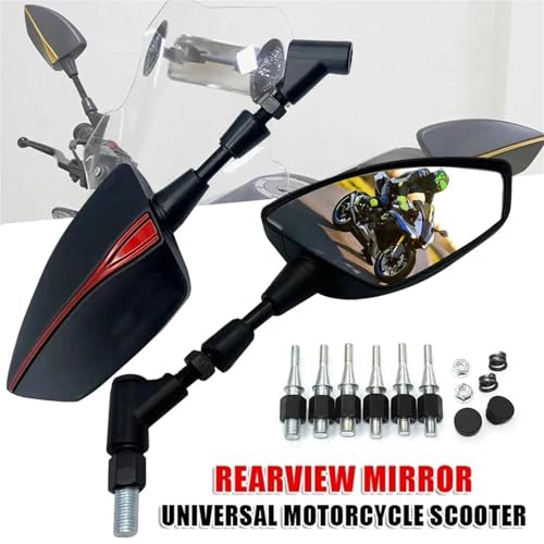 Rétroviseurs moto Yamaha NMAX miroir stable sans angle mort 125 - 3