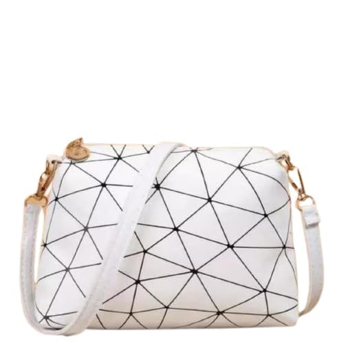 Leather Sling Bag Zipper Trendy Handbag For Women and Girls Office Shoulder Stylish & Sling Cross body Casual Office White Colour Size - M (B0C74CJ31T) Amazon Price History, Amazon Price Tracker