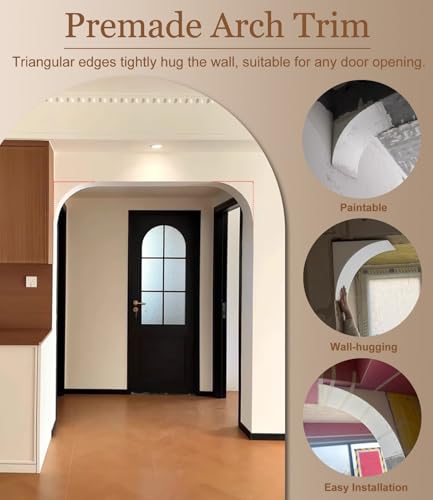 Arco de puerta de espuma para aberturas redondeadas que soluciona reformas complejas de interior 4