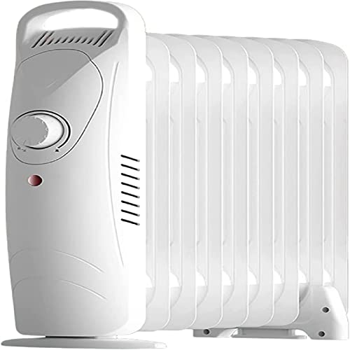Chauffage électrique, Radiateur à huile, Convient pour les pièces de moins de 40 m² Radiateur à économie d'énergie électrique, Chauffage électrique mobile économique [Classe énergétique A+] Cover