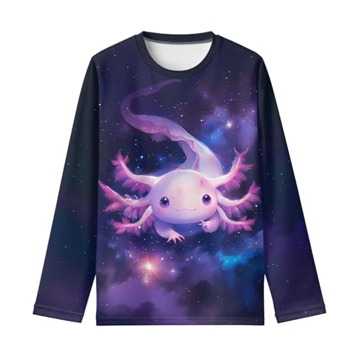 Girls Long Sleeve T Shirts Kids Crewneck Fall Winter Tops Basic Tees 3-16 Years