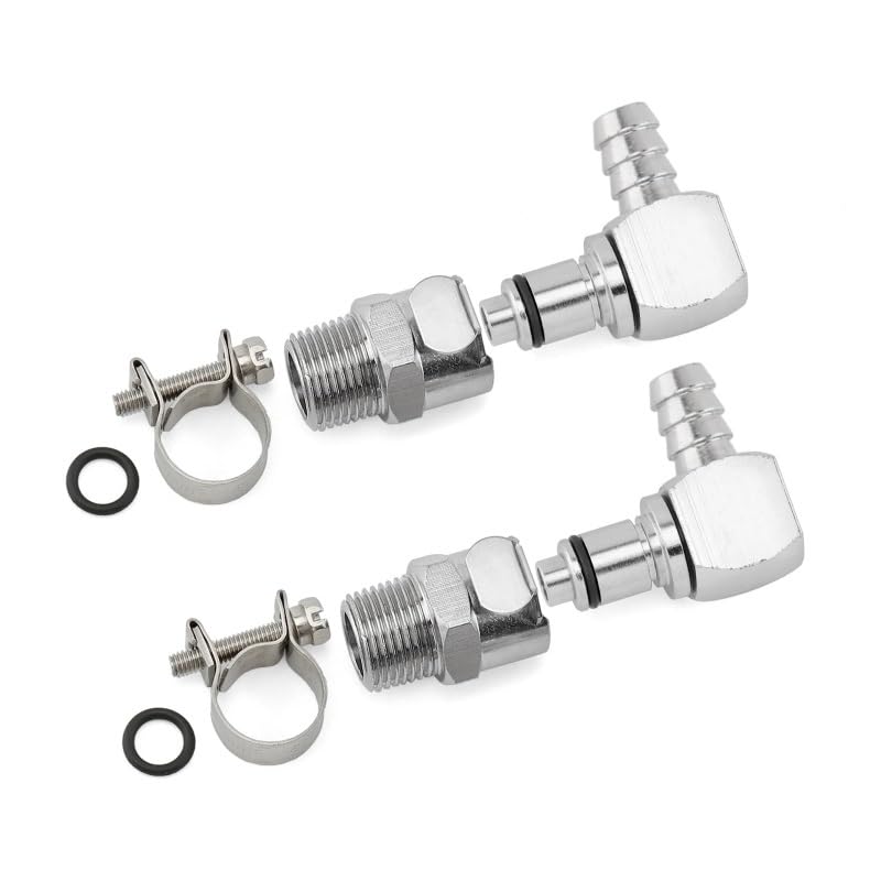 Ajuste for S1000RR/R/XR R1200GSW/GSW ADV/RTW/RW/RSW tubo flexible de gasolina Kit de acoplamiento de desconexión de liberación rápida(Black Set D)