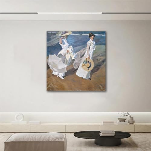 Tableaux post-impressionnisme Sorolla Pour mur blanc sans vie 70x70