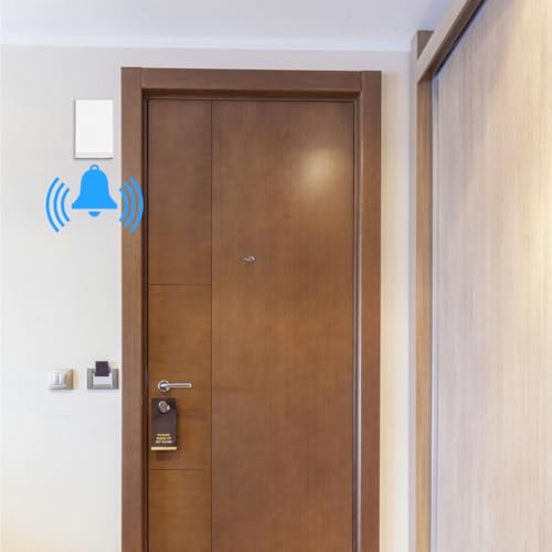 Haustürklingel, Türklingel Kabelgebunden, Kabelgebundene, Türklingel Kunststoff Mechanische Manuelle Ding Dong Glocke Wasserdichte Mit Lautem Ton Hotelzugangskontrollsystem Begrüßungstürklingel 220V