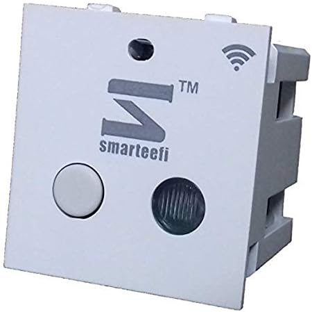 smarteefi Polycarbonate 16A Wifi Smart Switch Compatible with Alexa, Standard Size (White)