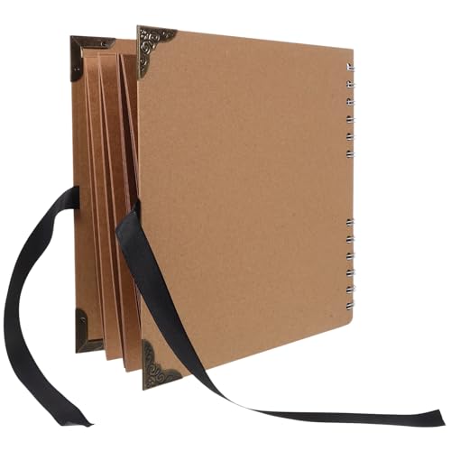 Gadpiparty Álbum de Fotos DIY de Páginas con Cubierta Álbum de Vintage Almacenamiento Bodas