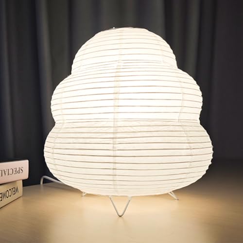 YY YEARCHY Table Lamp Paper Lamp Standing Lamps with Rice