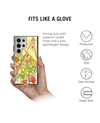 Image of DailyObjects Case for Samsung Galaxy S24 Ultra Stride 2.0 Fiesta Compatible with Magnetic Wireless Charging Slim Back Cover with Inner Magnetic Ring Shockproof