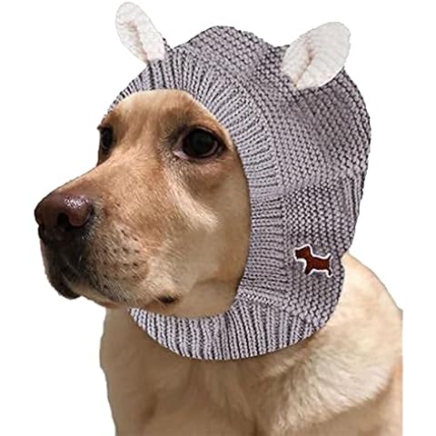 Hundemütze Für Kleine Große Hunde Winter Ohrenschutz Ruhige Ohren Cover
