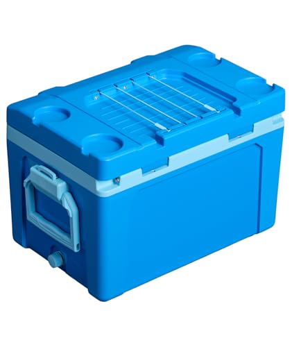 Image of Stanley Adventure Outdoor Cooler 24 qt | Heavy Duty Outdoor Camping Cooler with Easy Carry Top Handle | BPA-Free | Azure